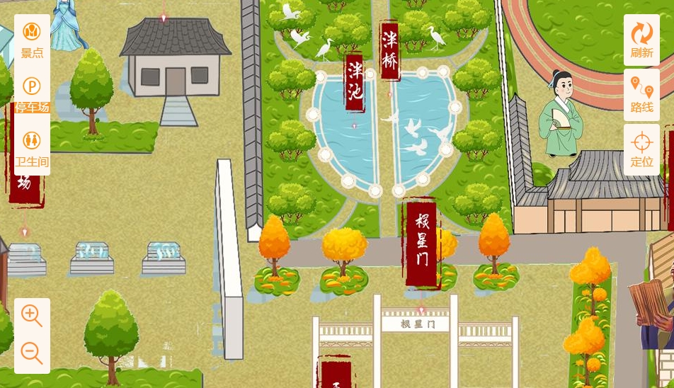 凌河手绘地图景区语音讲解导览系统：智慧景区建设的基石